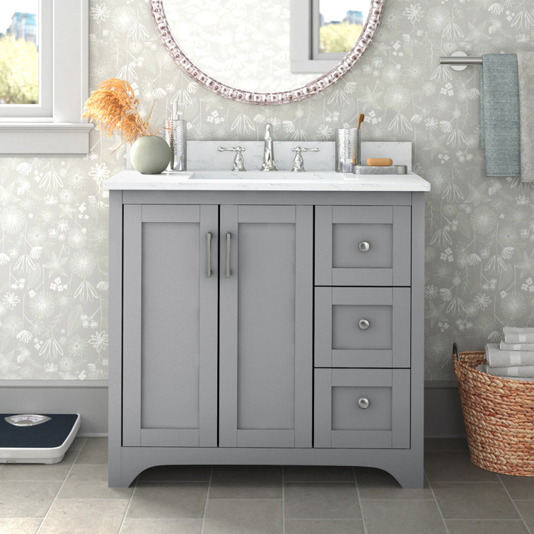 Three Posts™ Quebec 36" Single Bathroom Vanity Set & Reviews Wayfair